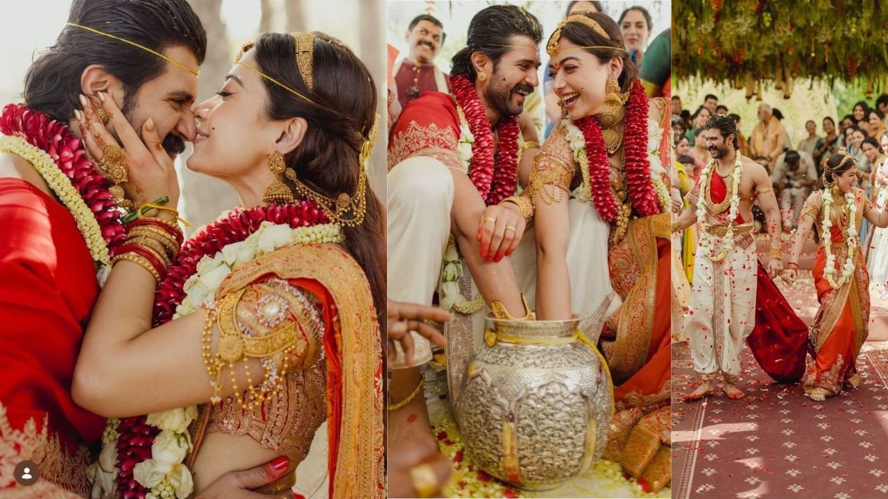 रश्मिका मंदाना और अभिनेता विजय देवरकोंडा एक दूजे के,तेलुगु रीति-रिवाजों से हुई शादी