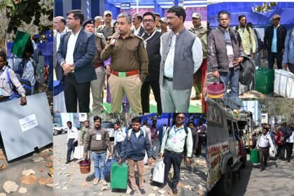 झारखंड निकाय चुनाव: मतदान सम्पन्न कराने के लिए पदाधिकारी व कर्मी हुए रवाना,लोहरदगा DC ने कहा दवाब और प्रभाव के बिना करें काम