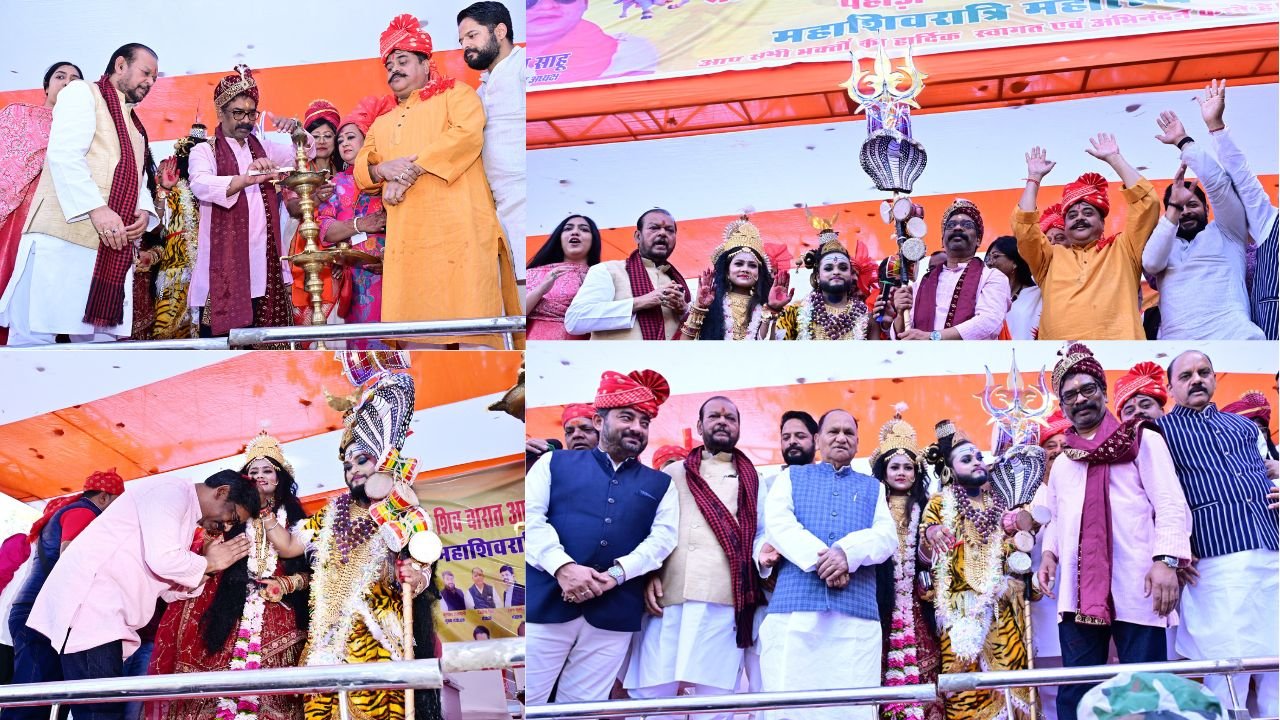 मुख्यमंत्री हेमंत सोरेन पहाड़ी मंदिर में आयोजित महाशिवरात्रि महोत्सव में हुए शामिल, बैद्यनाथ धाम में श्रद्धालुओं की उमड़ी भीड़