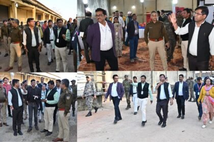 लोहरदगा में मतगणना केंद्र का डीसी-एसपी ने किया निरीक्षण, पारदर्शी और शांतिपूर्ण मतगणना का निर्देश