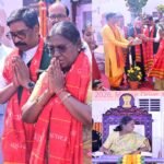 राष्ट्रपति द्रौपदी मुर्मू जमशेदपुर में जगन्नाथ मंदिर के भूमि पूजन में हुई शामिल, राज्यपाल संतोष गंगवार और मुख्यमंत्री हेमंत सोरेन भी रहे मौजूद