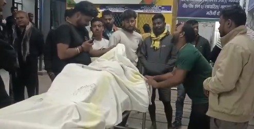 लखीसराय में रेलकर्मी की गोली मारकर हत्या, पश्चिम बंगाल में पोस्टेड थे मृतक संतोष कुमार