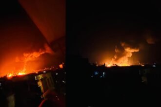 कटिहार के कुर्सेला में भीषण आग,150 से अधिक दुकानें जलकर खाक, करोड़ों का नुकसान