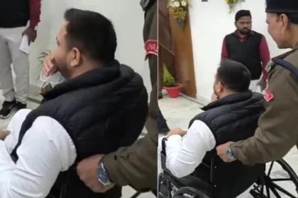 तेजस्वी यादव व्हीलचेयर पर पहुंचे विधानसभा, NEET छात्रा मामले पर सदन में हुआ हंगामा