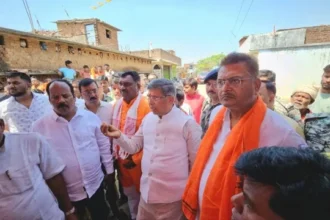 हजारीबाग पहुंचे बीजेपी प्रदेश अध्यक्ष आदित्य साहू, विष्णुगढ़ नाबालिग हत्याकांड मामले में दिया 24 घंटे के अल्टीमेटम