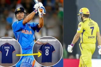 धोनी ने 7 नंबर की जर्सी छोड़ी,सोशल मीडिया पोस्ट से फैंस में बढ़ी बेचैनी