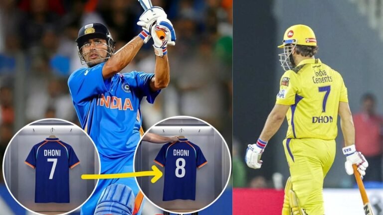धोनी ने 7 नंबर की जर्सी छोड़ी,सोशल मीडिया पोस्ट से फैंस में बढ़ी बेचैनी