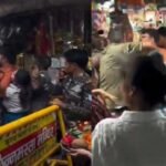 रजरप्पा के छिन्नमस्तिका मंदिर परिसर में युवक की पिटाई, मां और पत्नी के सामने पुलिस ने पीटा, VIDEO वायरल