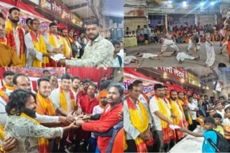 लोहरदगा में महाअष्टमी पर कला समिति रघुनंदन लेन ने कराया भव्य अस्त्र-शस्त्र चालन प्रतियोगिता, पूर्व डिप्टी चेयरमैन बलराम साहू बतौर मुख्य अतिथि हुए शामिल