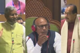 झारखंड विधानसभा में कानून-व्यवस्था को लेकर विपक्ष का हंगामा, आजसू विधायक मार्शल आउट