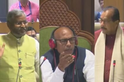 झारखंड विधानसभा में कानून-व्यवस्था को लेकर विपक्ष का हंगामा, आजसू विधायक मार्शल आउट