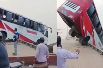 बांग्लादेश में पैसेंजर से भरी बस नदी में समाई, 40 लोग थे सवार, 23 की मौत, LIVE वीडियो रोंगटे खड़े कर देगा