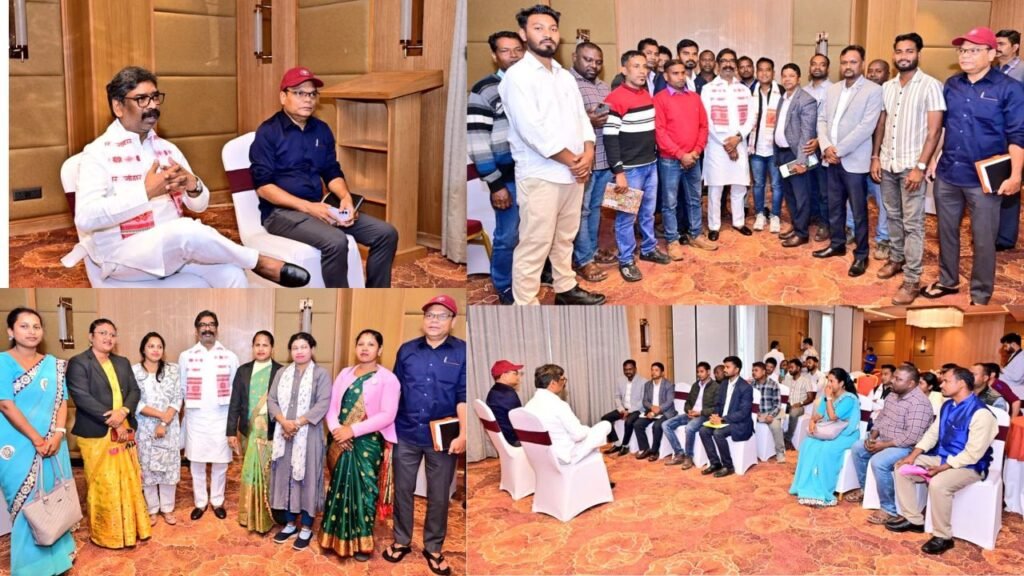 असम के डिब्रूगढ़ में हेमंत सोरेन ने की JMM नेताओं के साथ बैठक, विधानसभा चुनाव में जीत का दिया मंत्र