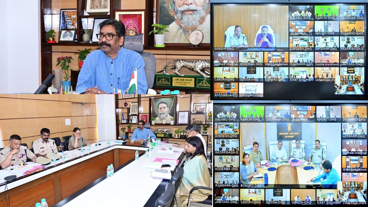 मुख्यमंत्री हेमंत सोरेन ने ईद, सरहूल और रामनवमी को लेकर की बैठक, सुरक्षा व्यवस्था को लेकर अधिकारियों को दिये दिशा-निर्देश