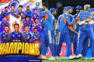 T-20 वर्ल्ड कप पर भारत का लगातार दूसरी बार कब्जा, फाइनल में न्यूजीलैंड को 96 रनों से हराया