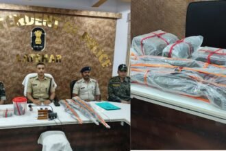 नक्सलियों की निशानदेही पर हथियारों का जखीरा बरामद, लातेहार पुलिस को मिली बड़ी कामयाबी