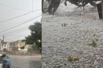 रांची में मूसलाधार बारिश, धनबाद में जमकर हुई ओलावृष्टि