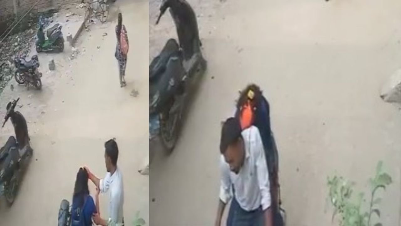 बिहार में सड़क पर सरेआम युवक ने लड़की की मांग में भरा सिंदूर,रोहतास का VIDEO हुआ वायरल