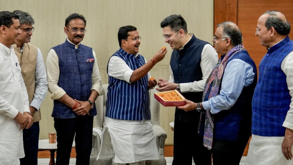 अरविंद केजरीवाल को झटका, आप के 7 बागी सांसदों की बीजेपी में एंट्री को राज्यसभा सभापति ने दी मंजूरी