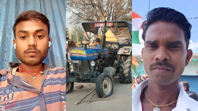 गढ़वा में रॉन्ग साइड से आ रहे ट्रैक्टर ने 2 युवकों को रौंदा,मौके पर हुई मौत