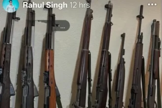 कुख्यात राहुल सिंह ने AK-47 समेत कई हथियारों के साथ सोशल मीडिया पर किया पोस्ट, कहा-टारगेट को बात कर मारेंगे