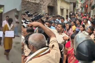 रांची में चोरी के आरोप में दो महिलाओं के चेहरे पर कालिख पोतने का मामला गरमाया, भीड़ ने आरोपी के घर पर किया हमला