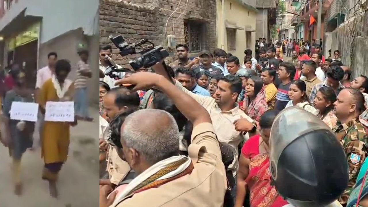 रांची में चोरी के आरोप में दो महिलाओं के चेहरे पर कालिख पोतने का मामला गरमाया, भीड़ ने आरोपी के घर पर किया हमला