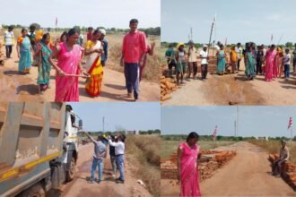 लोहरदगा में नहीं थम रहा बॉक्साइट परिवहन विवाद, ग्रामीणों ने सड़क को किया जाम