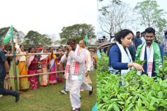 कल्पना सोरेन ने असम में शुरू किया चुनाव अभियान, हेमंत सोरेन आज रात करेंगे के चाय बगान में रात्रि विश्राम