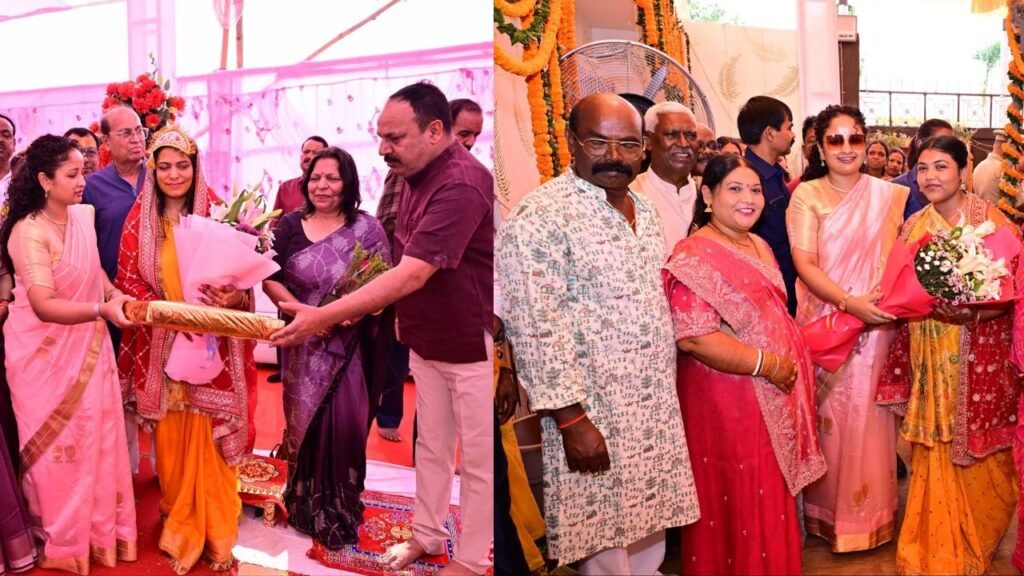 कल्पना सोरेन ने शादी समारोह में पहुंचकर दिया आशीर्वाद, JMM प्रवक्ता मनोज पांडेय और हजारीबाग जेएमएम जिलाध्यक्ष के घर पहुंची