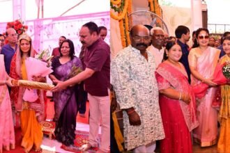 कल्पना सोरेन ने शादी समारोह में पहुंचकर दिया आशीर्वाद, JMM प्रवक्ता मनोज पांडेय और हजारीबाग जेएमएम जिलाध्यक्ष के घर पहुंची