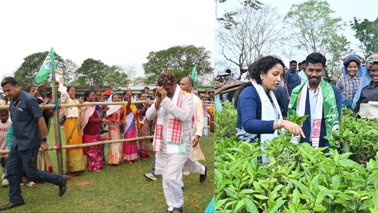 कल्पना सोरेन ने असम में शुरू किया चुनाव अभियान, हेमंत सोरेन आज रात करेंगे के चाय बगान में रात्रि विश्राम