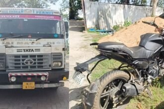 लोहरदगा में रफ्तार का कहर, टेलर ट्रक से बाइक सवार को कुचला, इलाज के दौरान हुई मौत