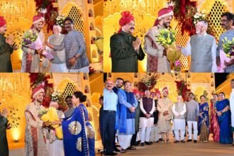 IAS अधिकारी उत्कर्ष कुमार ने पूर्व DGP नीरज सिन्हा की बेटी के साथ की शादी, राज्यपाल-मुख्यमंत्री ने विवाह समारोह में पहुंचकर दी बधाई