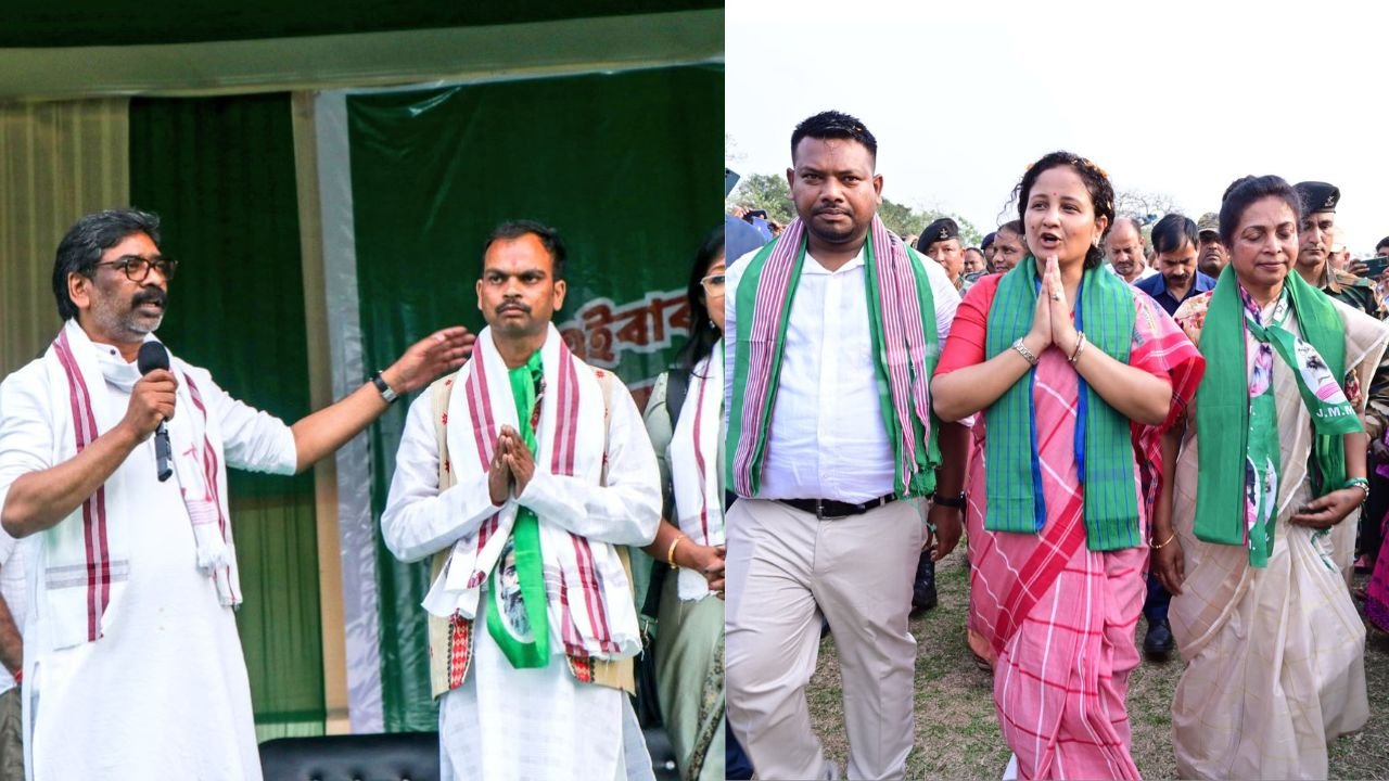 हेमंत सोरेन और कल्पना सोरेन का असम में तूफानी चुनाव अभियान, मुख्यमंत्री ने हजारीबाग हत्याकांड पर BJP को घेरा