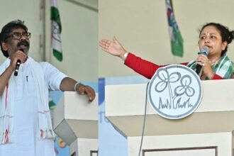 हेमंत सोरेन और कल्पना ने ममता बनर्जी के लिए पश्चिम बंगाल के चुनाव में मांगा वोट, BJP पर साधा जमकर निशाना