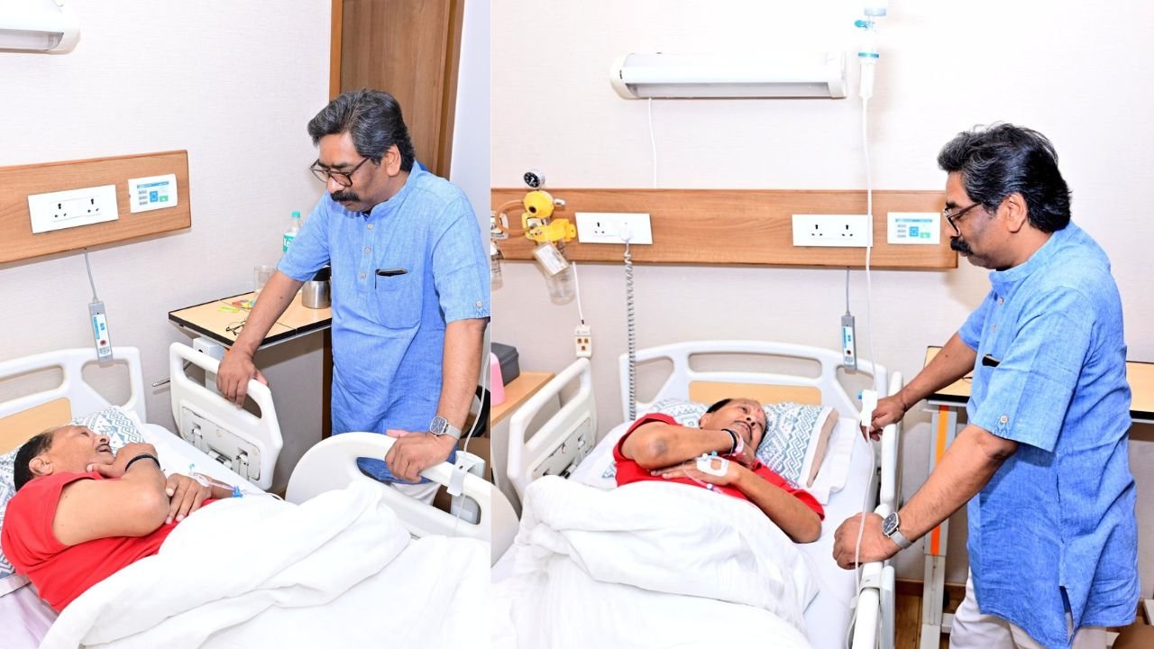 झारखंड के वित्त मंत्री राधा कृष्णकिशोर तबीयत खराब, मुख्यमंत्री हेमंत सोरेन ने अस्पताल जाकर लिया स्वास्थ्य का हाल