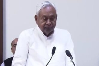 नीतीश कुमार ने राज्यसभा सदस्य के रूप में शपथ ली,14 अप्रैल को मुख्यमंत्री पद से देंगे इस्तीफा