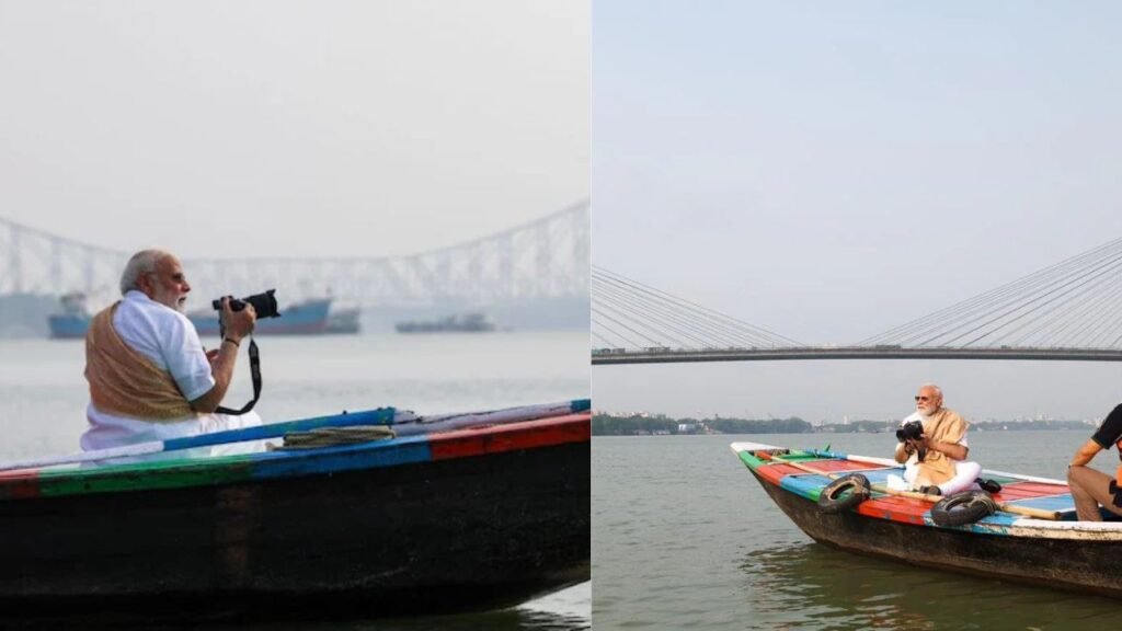 PM मोदी ने बंगाल चुनाव के बीच हुगली नदी में की नाव की सवारी, नाविकों से मिले,आज करेंगे दो जनसभाओं को संबोधित