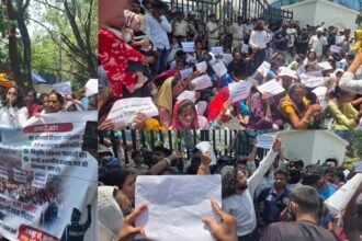 Home Guard Recruitment Exam Result protest