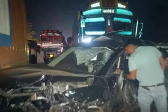 हजारीबाग के दनुआ घाटी में भीषण सड़क हादसा, 10 गाड़ियां आपस में टकराई