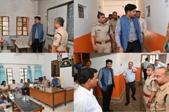 NEET-2026 परीक्षा कदाचारमुक्त आयोजन, लोहरदगा DC संदीप कुमार मीना और SP सादिक अनवर रिजवी ने किया परीक्षा सेंटर का आयोजन
