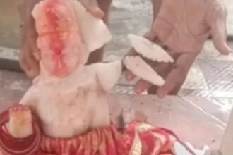 जामताड़ा में मां पार्वती की प्रतिमा क्षतिग्रस्त,श्रद्धालुओं में नाराजगी