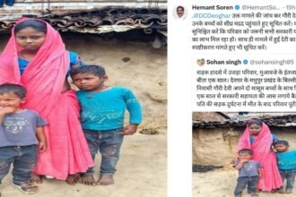 मुख्यमंत्री हेमंत सोरेन के एक सोशल मीडिया पोस्ट पर एक्शन में आया देवघर जिला प्रशासन, 24 घंटे के अंदर पीड़ित को मिला अबुआ आवास और पेंशन की स्वीकृति