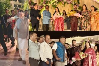 लोहरदगा सांसद के पुत्र और पुत्रवधू के आशीर्वाद समारोह में जुटे दिग्गज, राज्यपाल, मुख्यमंत्री समेत राजनीतिक-प्रशासनिक हस्तियों ने अभिनव-अंजलि को दी शुभकामनाएं