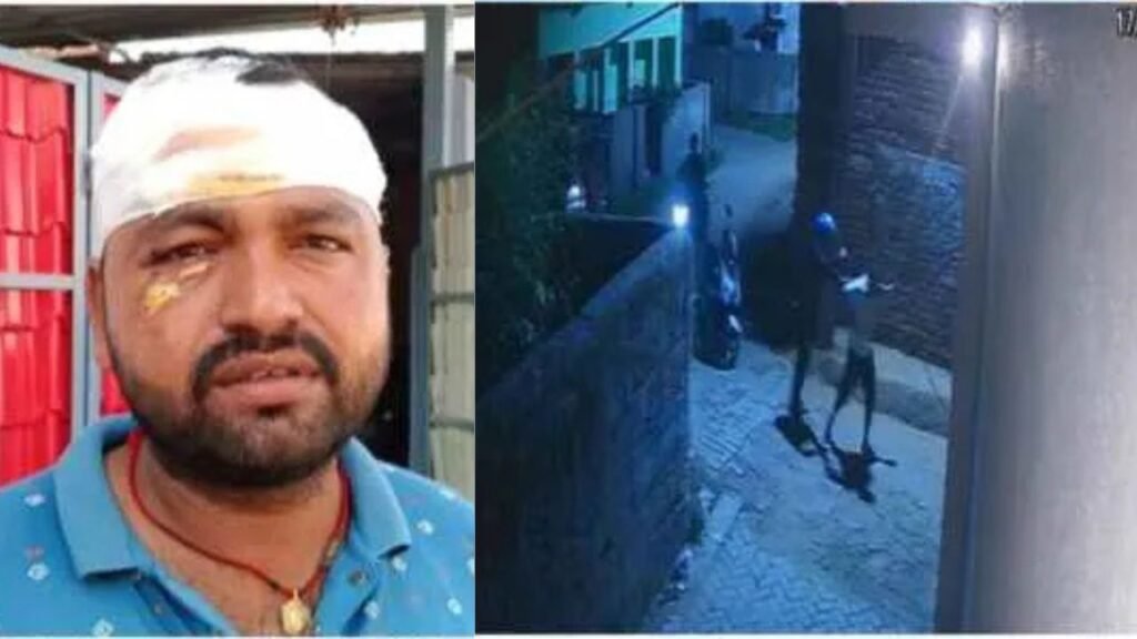 बोकारो में वार्ड सदस्य पर जानलेवा हमला, CCTV में कैद हुई वारदात