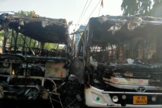 bus fire