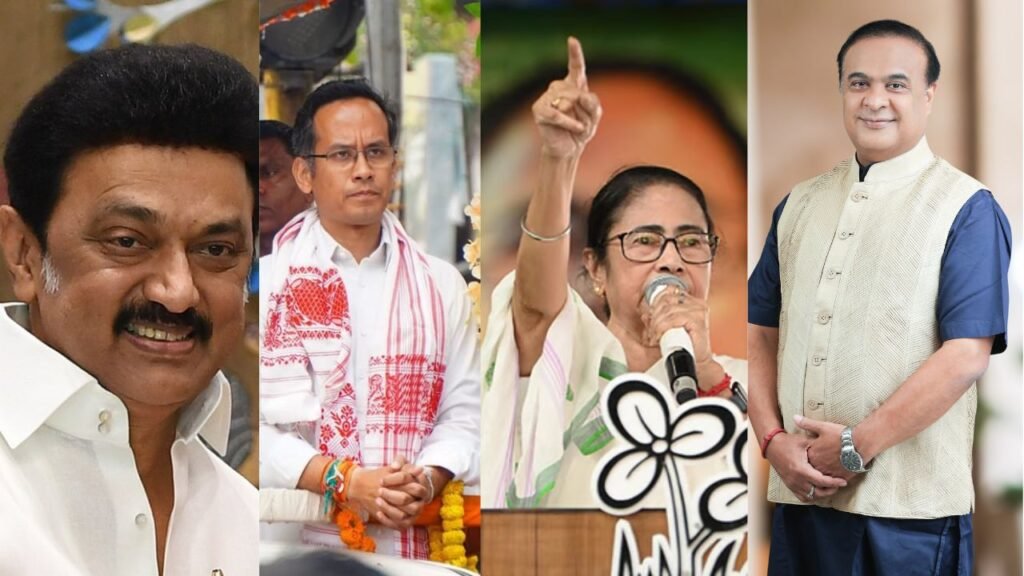 Election Results 2026:तमिलनाडू के मुख्यमंत्री एमके स्टालिन और असम में गौरव गोगोई चुनाव हारे, पश्चिम बंगाल में BJP की सुनामी