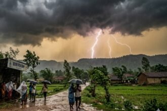मॉनसून की बारिश में भींगी रांची, राज्य में वज्रपात से आठ लोगों की मौत, छह दिन के लिए येलो अलर्ट