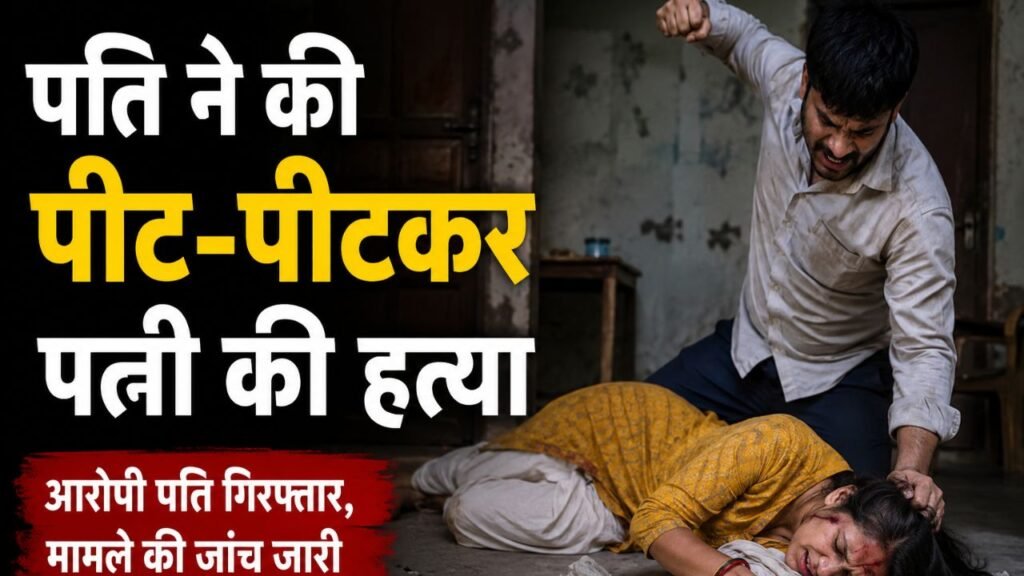 रांची में पति ने की पीट-पीटकर पत्नी की हत्या, आरोपी को पुलिस ने किया गिरफ्तार